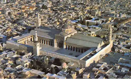 The Umayyad Mosque of Damascus in Syria